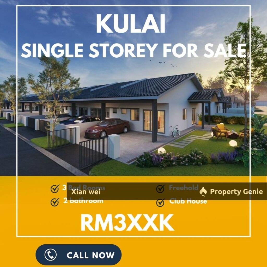 🏠 Satu-satunya Projek Rumah Teres Setingkat Harga Mampu Milik di Kulai ,Johor Bahru✨