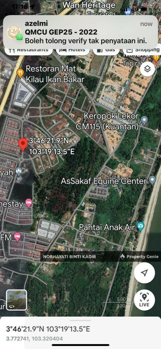 (HOT AREA) LOT BANGLO BANDAR PUTRA @ KUANTAN (ANAK AIR)