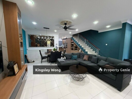 Klebang Harmoni Freehold Double Storey Terrace House Have 8 ft empty land at back Simple Renoavted Near Tasek Chemor Meru
