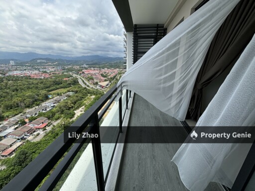 Jesselton Twin Towers B 13th Floor, High End Condo for Rent, 2Bed 2Bath, 832 sf, Near QE2, Jalan Lintas, Kota Kinabalu City
