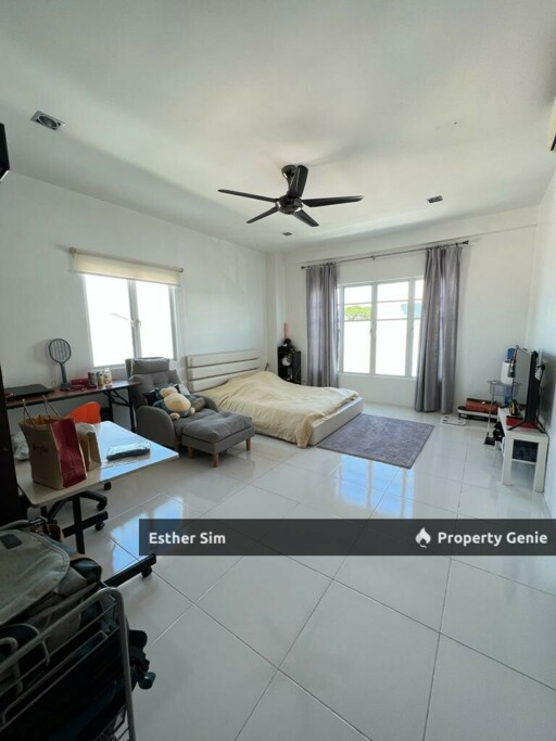 Renovated 3 Storey Corner House with Gated/Guarded Community Located in Raja Uda. Walking Distance to Markets, Banks and School.