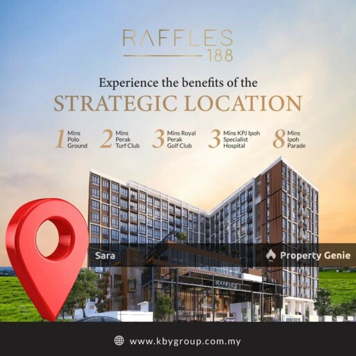 Raffles 188 Tigerlane Ipoh. Private & Exclusive Apartment at Jalan Kelab Golf