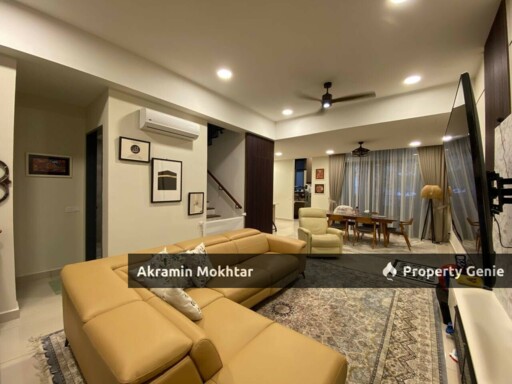 FREEHOLD & PARTIALLY FURNISHED | HENNA RESIDENCE (LIMITED 2 STOREY VILLA UNIT) WANGSA MAJU KL FOR SALE