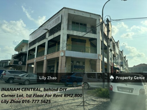 Shop Office for Rent @ Suria Inanam, Inanam Central, Seri Kemajuan Light Industrial & Taman Wirajaya Tamparuli & Inanam Kota Kinabalu