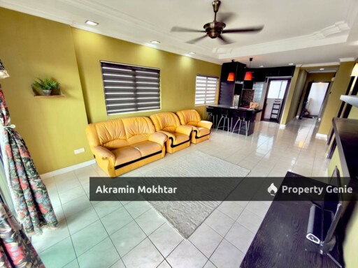 Freehold, Corner Unit, Renovated & Partially Furnished | Indahria Apartment Seksyen 22, Shah Alam Selangor
