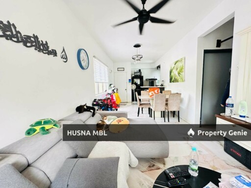 Apartment Corner Lot Renovated Desaminium Flora Seri Kembangan | 3 Bilik | Berhampiran MRT & UPM
