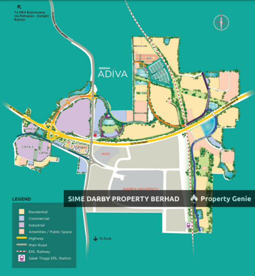 Serenia Adiva, Serenia City