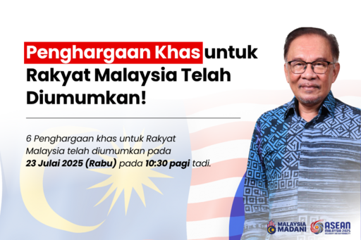6 Penghargaan Khas Untuk Rakyat Malaysia Sempena Hari Kebangsaan & Hari Malaysia 2025
