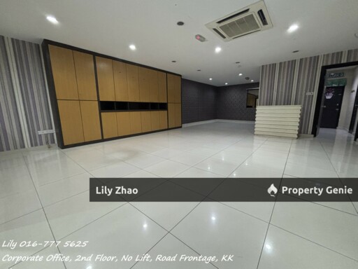 2nd Floor Corporate Office for Rent, Ready & Renovated, Partially Furnished, Sadong Jaya, Kota Kinabalu City Centre, Sabah