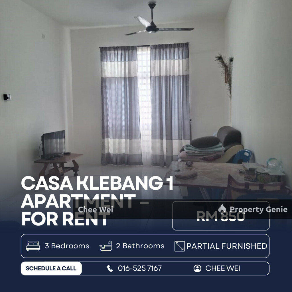 📍IPOH @ Casa Klebang Apartment For Rent