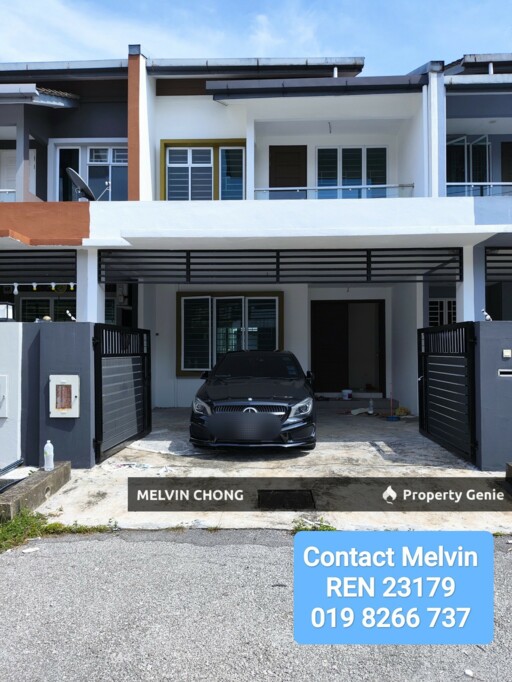 New Double Storey Terrace Intermediate House At Dusun Bayu For Sale