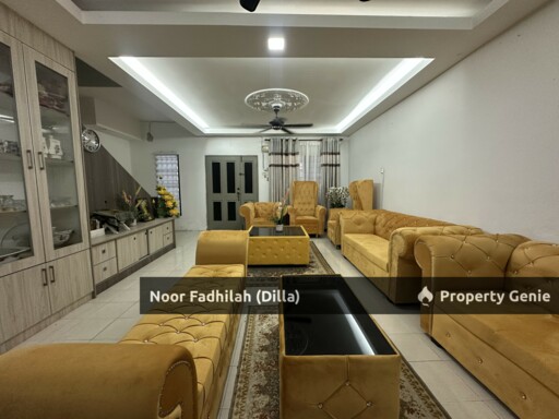 Double Storey House Taman Matahari Indah Depan Surau Booking 1K Full Loan