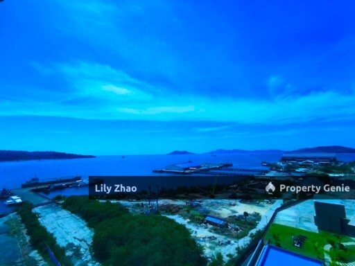 Sea View Jesselton Quay CitiPads Soho Suites, Airbnb Biz, Corner Lot, 525 sq ft, 2Bed 1Bath, Fully Furnished, Kota Kinabalu City Centre