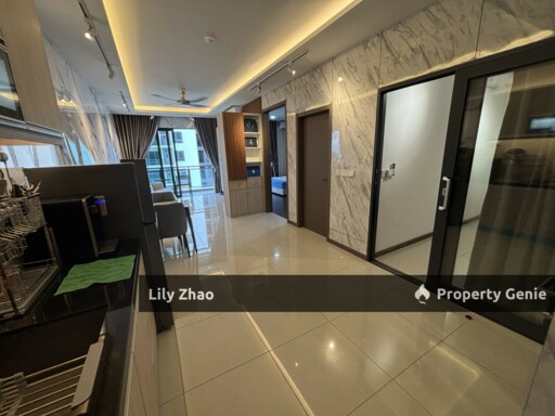 Jesselton Twin Towers B 13th Floor, High End Condo for Rent, 2Bed 2Bath, 832 sf, Near QE2, Jalan Lintas, Kota Kinabalu City