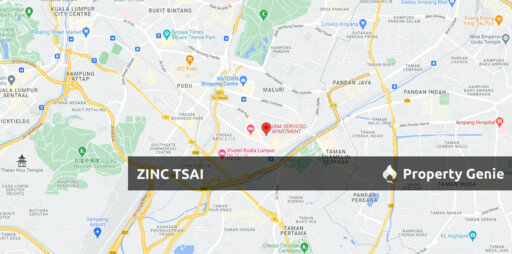 UNA (Residensi Peel) {Save RM 229,000} 4 mins walk to MRT & LRT Maluri Station_3 mins drive to Sunway Velocity Mall