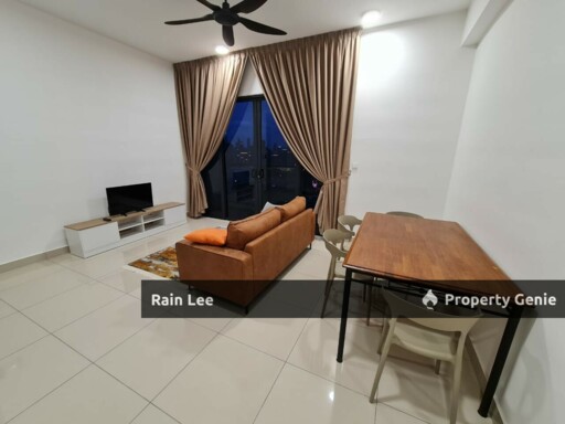 Trion2@KL /Fully Furnished /2Rooms 1Bath (Attached Balcony) /Facing KL View