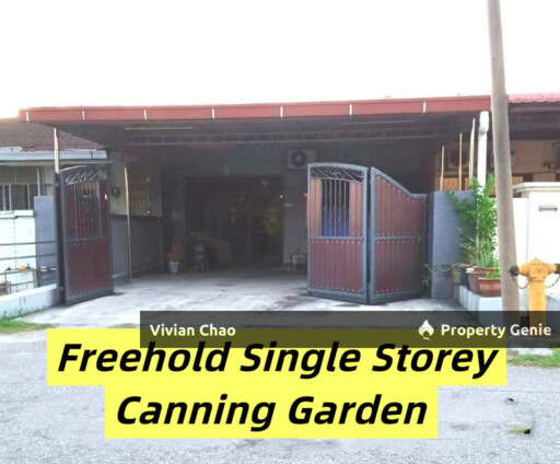 🔥Freehold Big Size Single Storey terrace@Canning Garden for SALE