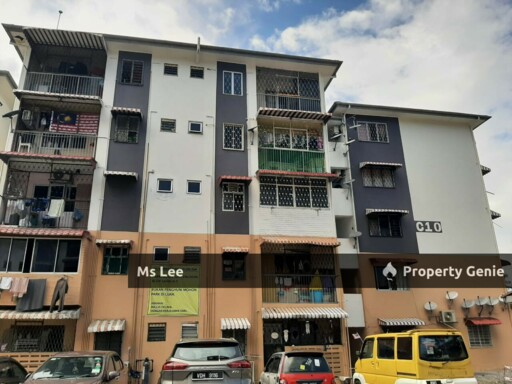 Seksyen 4 @ Wangsa Maju-LRT-Block C10 3rd floor-Sale Below Bank Value Rm30k