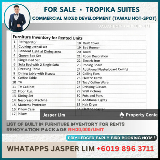 Tropica Suite Commercial (Mixed Development + Hotel)