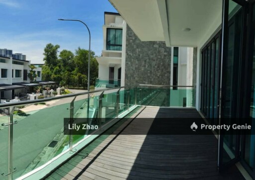 3-Storey Semi Detached Luxury House for Rent. 4Bed 5Bath, Gated & Guarded, Likas, Kota Kinabalu.