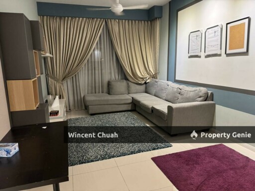 (865sqft-Rooms) The Ridge @ KL East Melawati. Full Furnished with Wifi