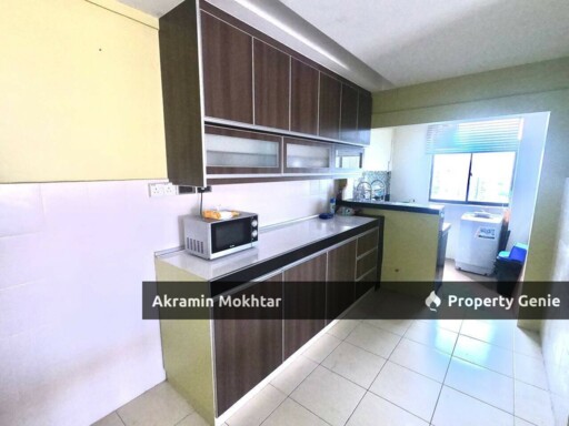 Corner Unit, Renovated, Partially Furnished & 1 Parking | Platinum Lake PV12 Condominium, Danau Kota Setapak, KL .