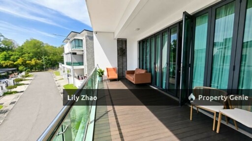 3-Storey Semi-Detached Luxury House for Rent, 4Bed 5Bath, Exclusive Unit, Gated & Guarded, Likas, Kota Kinabalu.