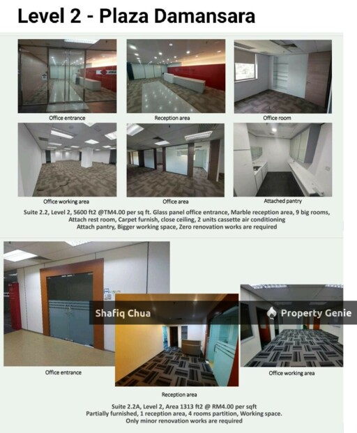 Few Vacant Office Lot with Furnished or Bare Unit Plaza Damansara, Damansara Heights