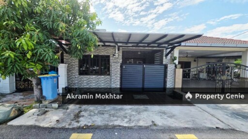 RENOVATED & MALAY RESERVED | SINGLE STOREY TERRACE INTERMEDIATE HOUSE TAMAN MEDAN JAYA TELOK PANGLIMA GARANG