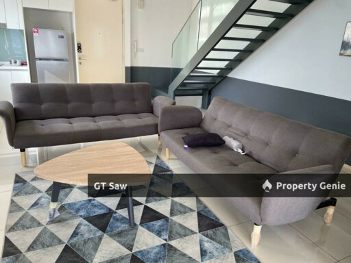 2 Bedroom Ekocheras Duplex with Full Furnished Connected Mall & MRT Station