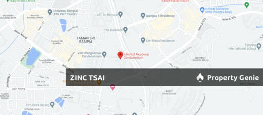 Infiniti 3 Residences {Save RM 162,700} 9 mins Walk to LRT Sri Rampai