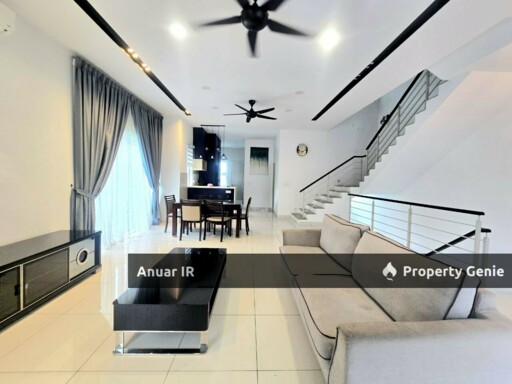 [CORNER LOT EXTRA LAND] 3-storey Terrace Superlink Tiara South