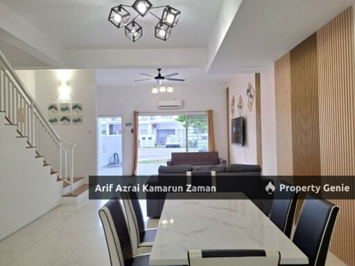 [Newly Renovated & Fully Furnished] Double Storey Terrace House @ Casa Green, Cybersouth | 3 Bedrooms | 3 Bathrooms | 1,545 sqft | RM3,200