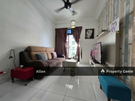For Rent: Fully Furnished 2+1 Room @ The Platino, Next to Paradigm Mall