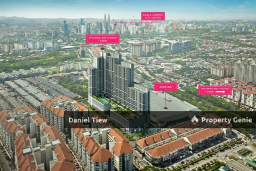 Fortune Centra dual key for sell near to MRT and Aeon Big