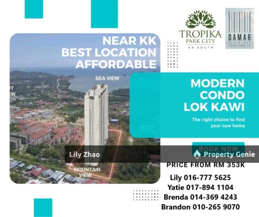 Damar Residence Condo Corner Lot for Sale - Urban Living @ Tropika Park City, Kinarut, Sabah