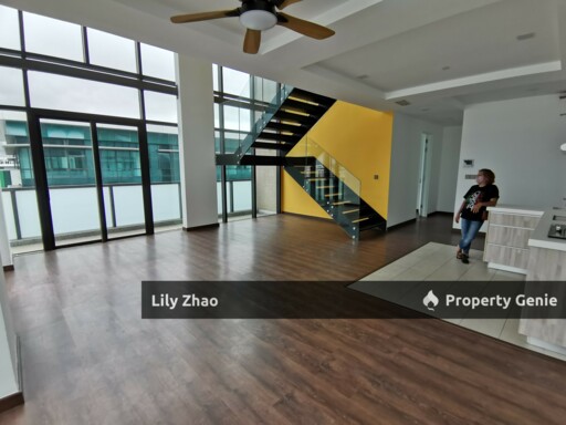 Penthouse Duplex Sea View for Sale Corner Lot, 1,586 sf, Renovated @ Riverson, Kota Kinabalu City Centre