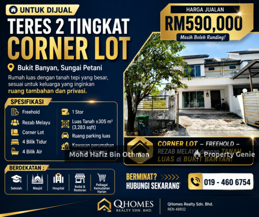 Teres 2 Tingkat Bukit Banyan Sg Petani