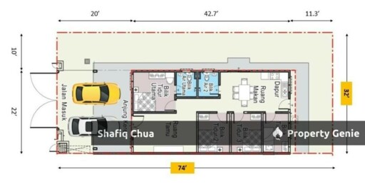 Rezab Melayu Semi D Setingkat Taman Seri Changgang, Banting