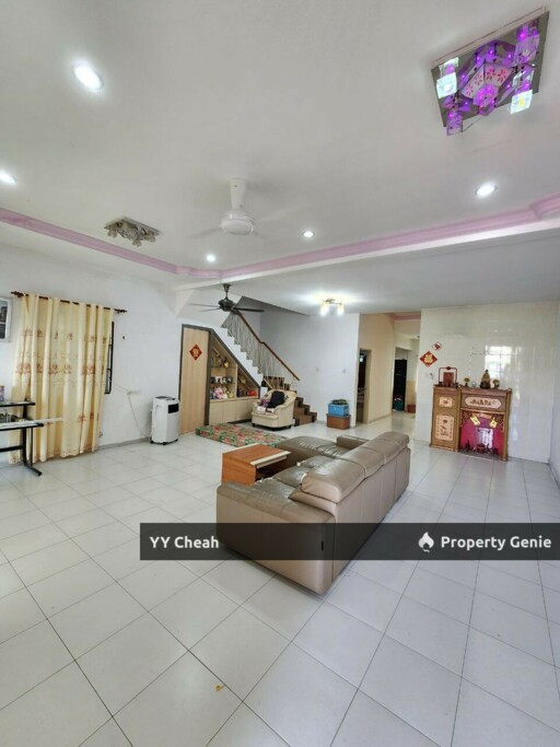 Klebang Restu Ipoh Double Storey House For Sale Facing Field, Facing South, Good Condition 4 Rooms 4 Bath