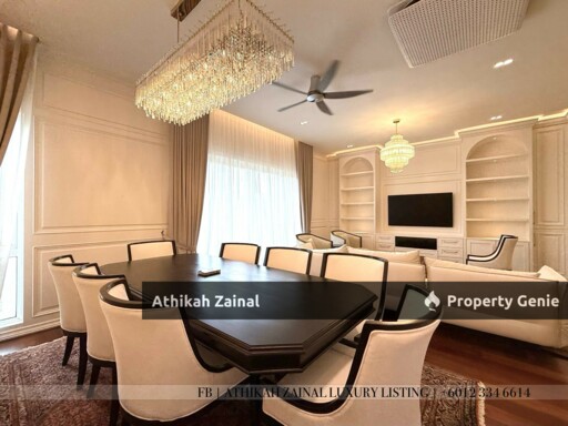 Serene Mont Kiara | Great Size Duplex Townhouse With Luxurious Renovation