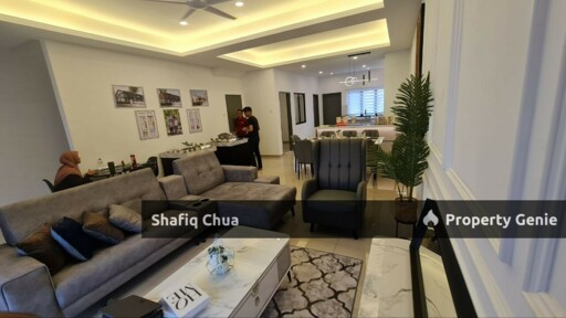 Rumah Baru Design Moden 2 Tingkat Teres Di Taman Bajuri, Olak Lempit Banting