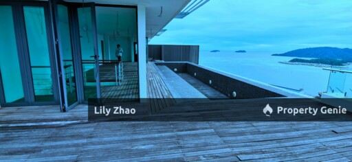 Exclusive Full Sea View Triplex Resort Penthouse for Sale, 6,016 sf @Signal Hill, Kota Kinabalu City, Sabah