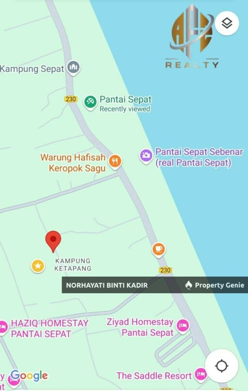 TANAH LOT BANGLO PANTAI SEPAT, KUANTAN