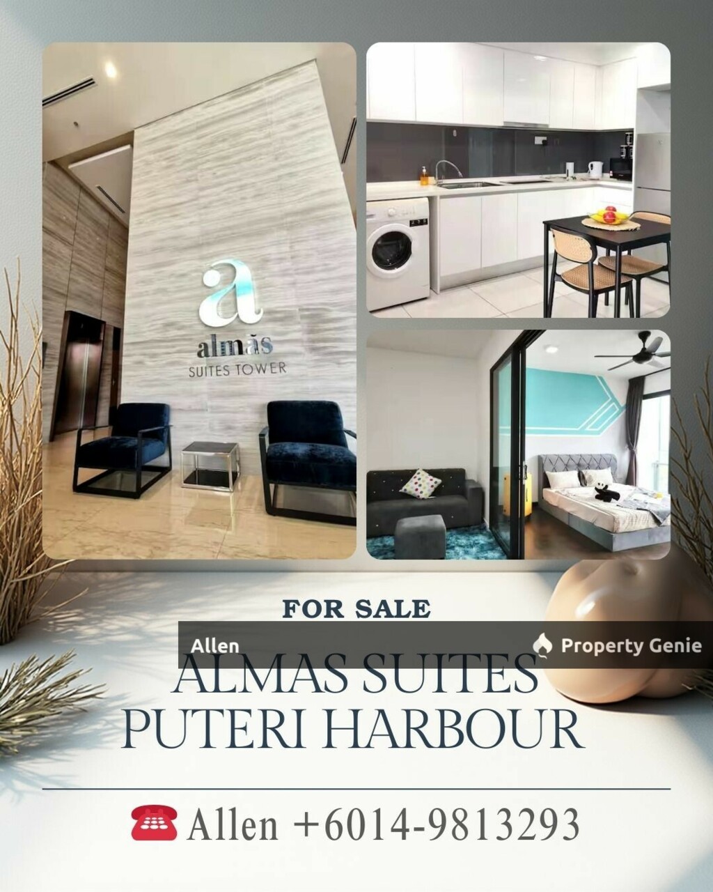 Almas Suites Studio @ Puteri Harbour – Unit Below Bank Value