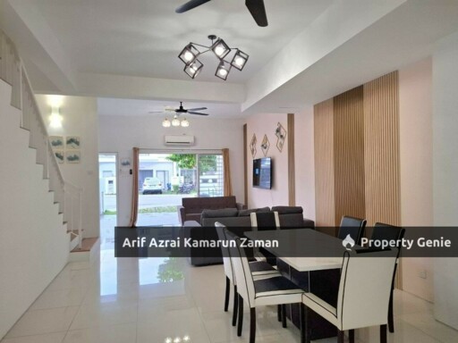 [Newly Renovated & Fully Furnished] Double Storey Terrace House @ Casa Green, Cybersouth | 3 Bedrooms | 3 Bathrooms | 1,545 sqft | RM3,200