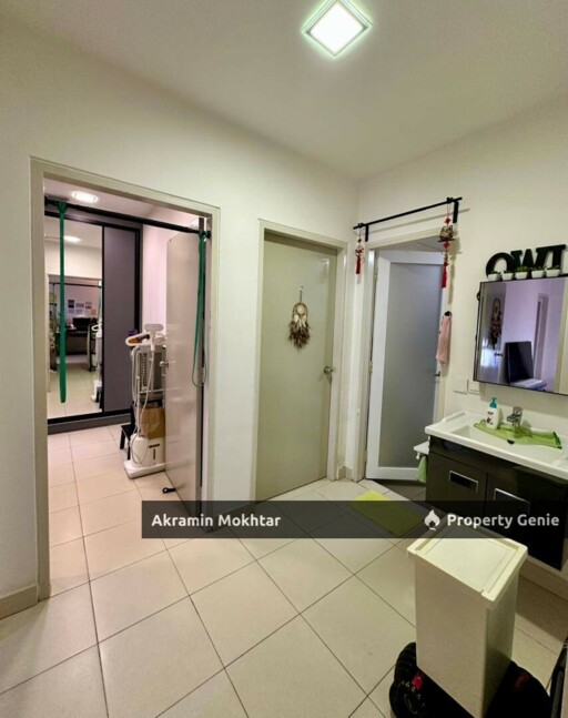 Freehold, Renovated, Partially Furnished & 2 Parking | Apartment Seri Kasturi, Setia Alam For Sale