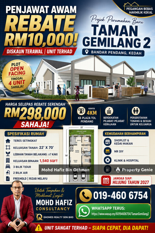 TAMAN GEMILANG 2, PENDANG
