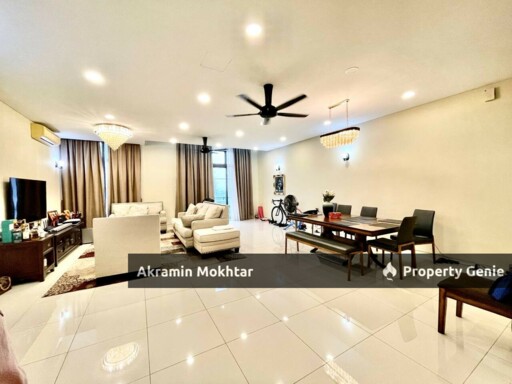 Freehold, Corner Umit, Fully Renovated & 3 Parking | Duplex Unit Temasya Kasih Condominium Glenmarie, Shah Alam