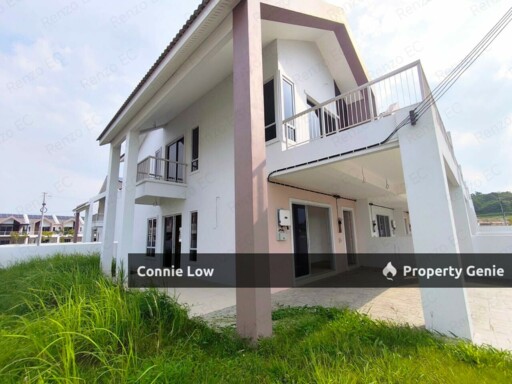 New & Completed Corner Double Storey Terrace House Guarded with Free Cabinets